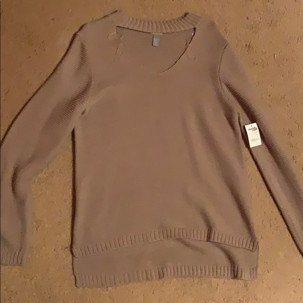 Gray/brown sweater